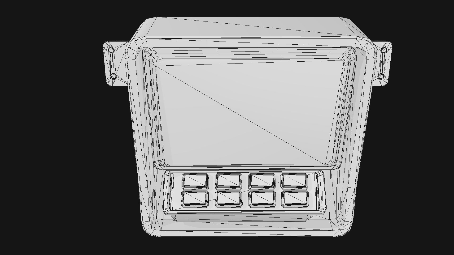 Terminal Console Low-poly 3D model_5