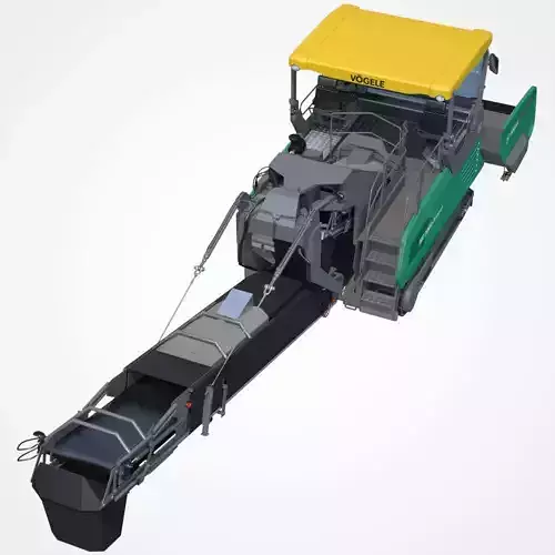 Asphalt feeder Vogele MT3000 3D model