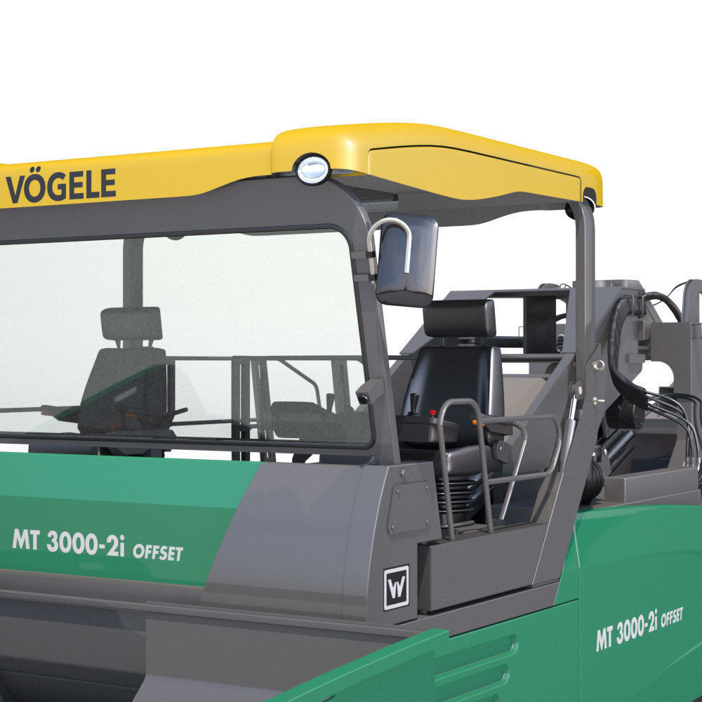 Asphalt feeder Vogele MT3000 3D model_8