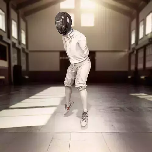 Elegant Fencer Attire model pack