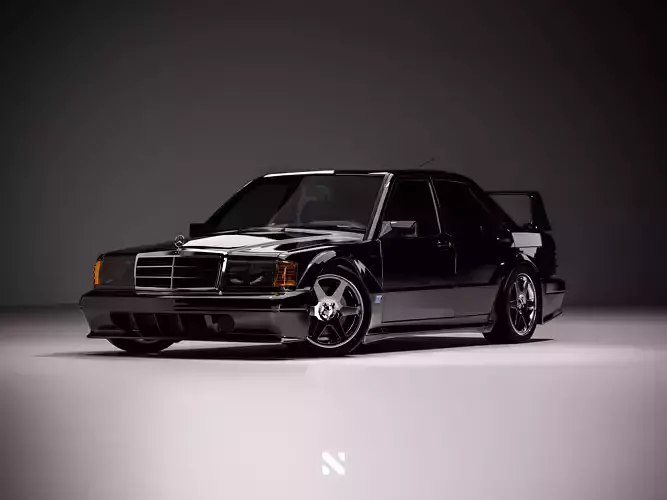 Mercedes Benz 190E Evolution II - Fully Rigged