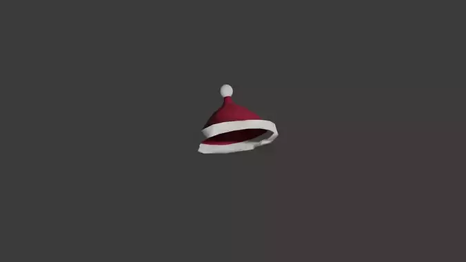 3D Model Classic Santa Hat