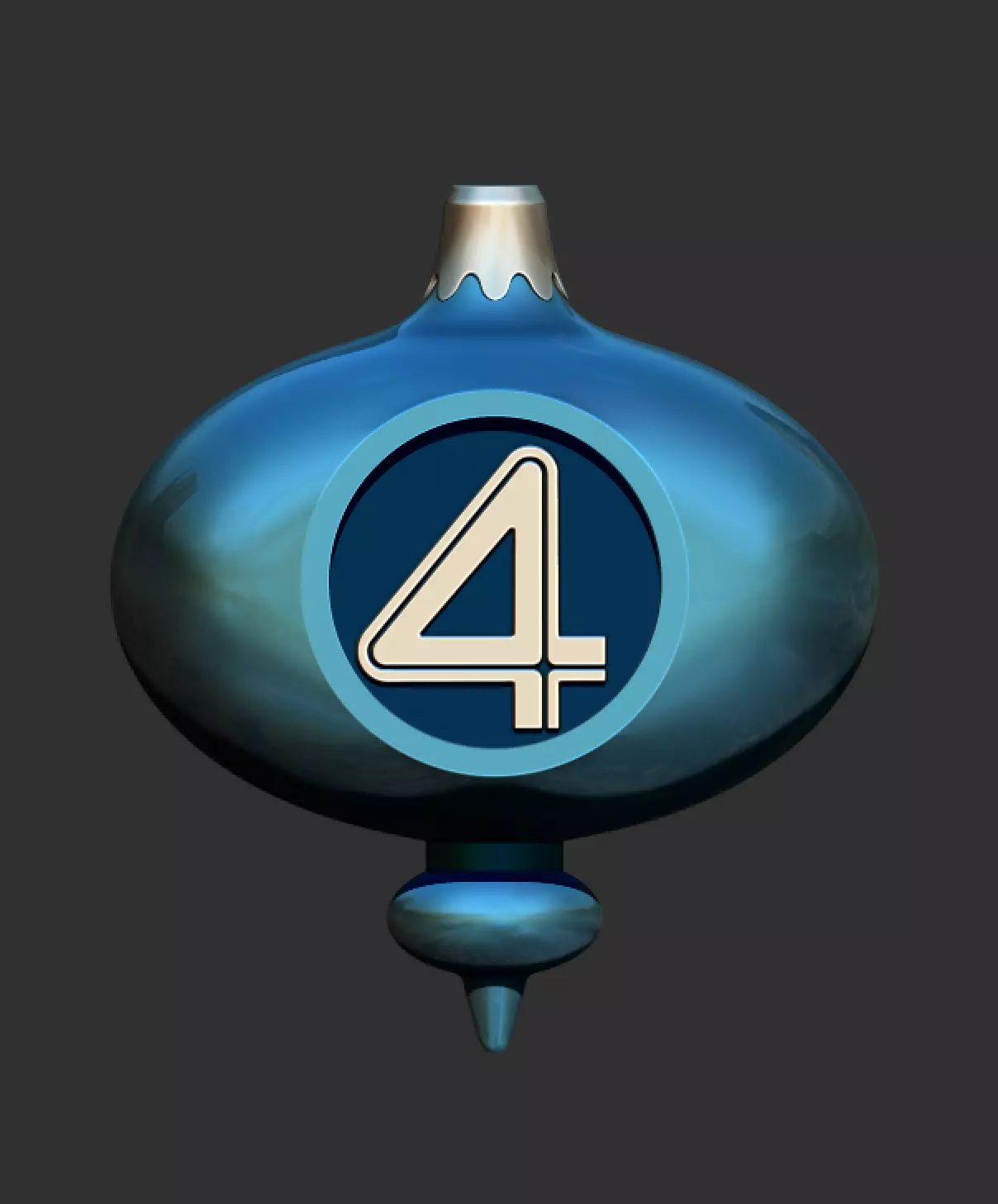 Fantastic Four Christmas Ornament 3D print model