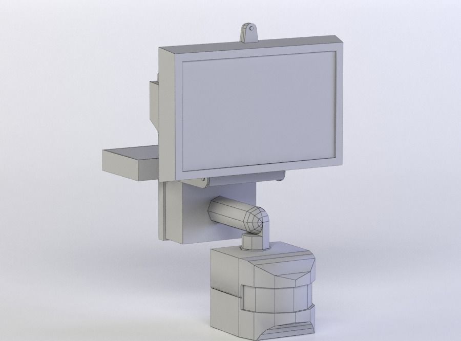 SECURITY FLOOD 3D MODEL Low-poly 3D model_5