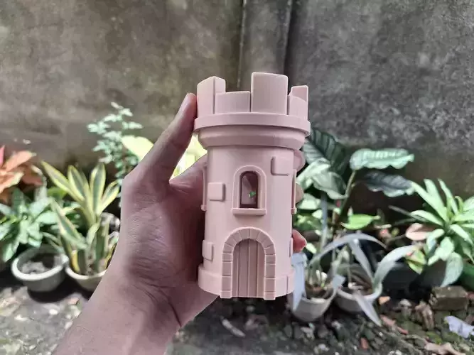 Castle Tower 3D Printable STL Model