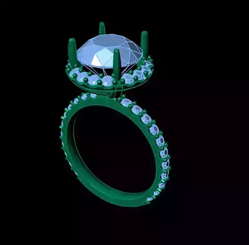 3D file of womens ring
