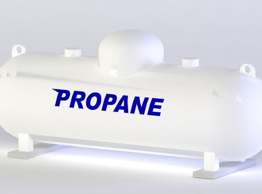 PROPANE TANKS 3D MODEL Low-poly 3D model_1