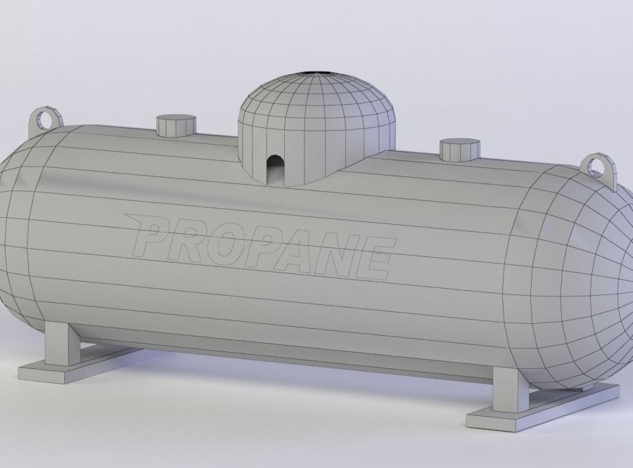 PROPANE TANKS 3D MODEL Low-poly 3D model_4