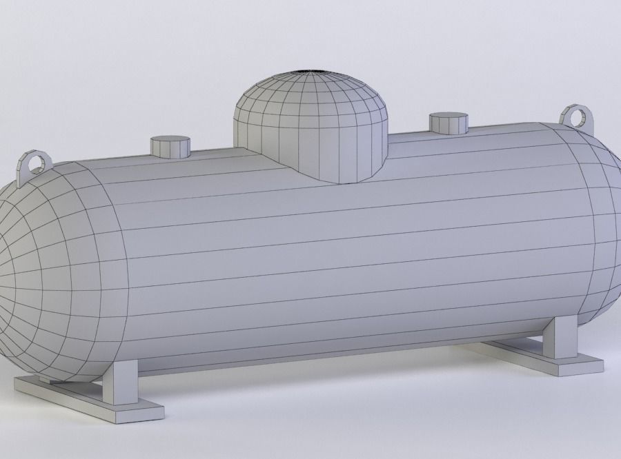 PROPANE TANKS 3D MODEL Low-poly 3D model_5