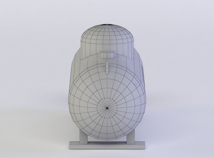 PROPANE TANKS 3D MODEL Low-poly 3D model_3