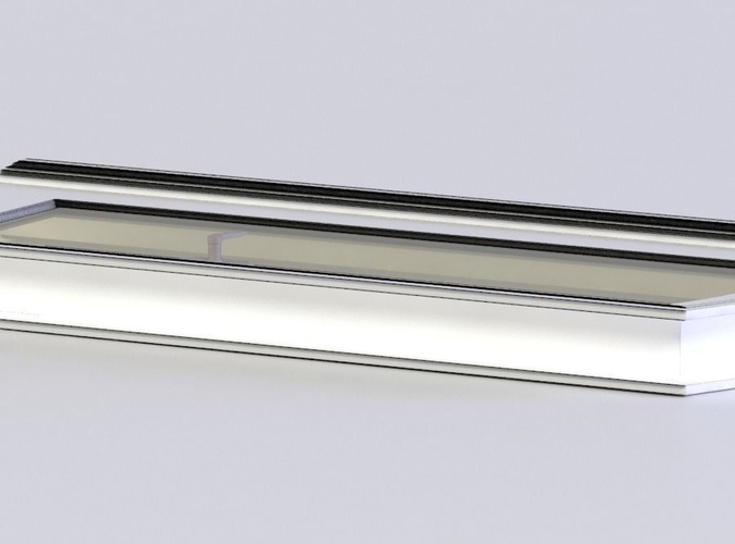 FL102 TRUSTILE DOOR 3D MODEL