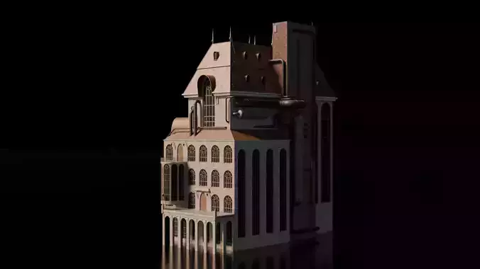 Steampunk Building - House 11