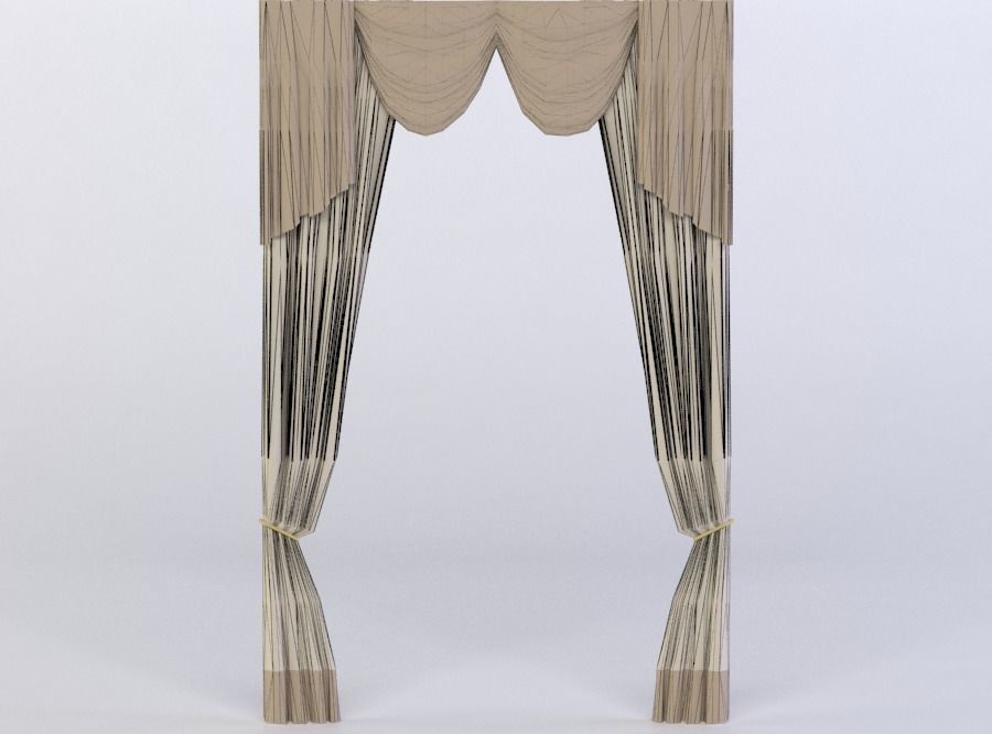 CLASSIC DRAPERY SET 3D MODEL