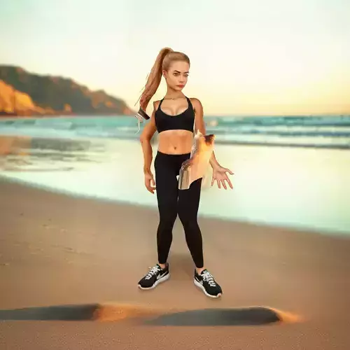 Fitness Trainer Athletic model pack