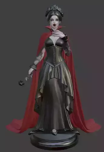 Vampire Figurine for 3D Printing