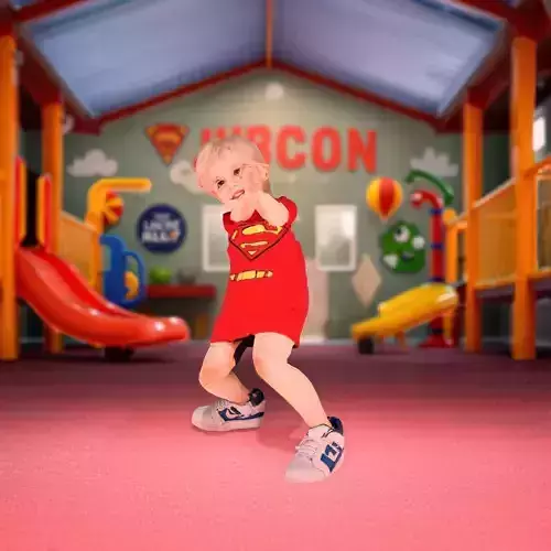 Energetic Hero Kid model pack