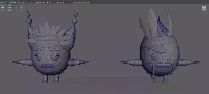 Coco Mama and Papa Rigged Low-poly 3D model 5