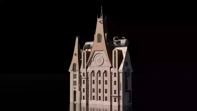 Steampunk Building - House 16