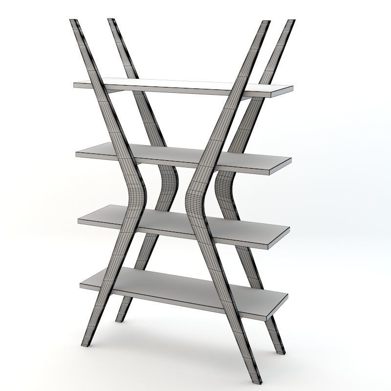 Arteriors - Lucas Bookshelf 3D model_1