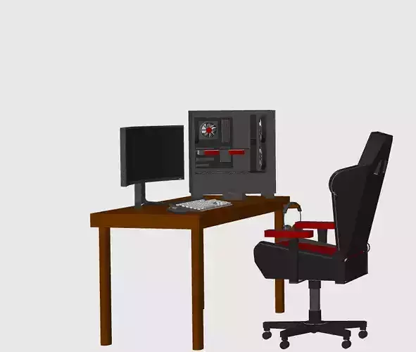 Gaming setup model