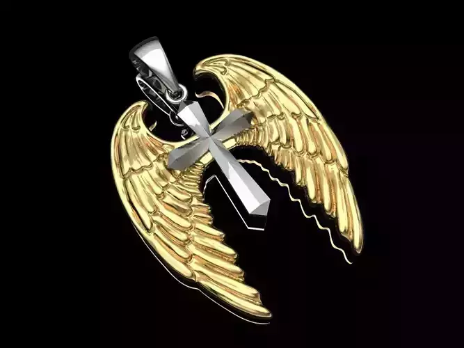Angels Cross Jewelry Brand Gold