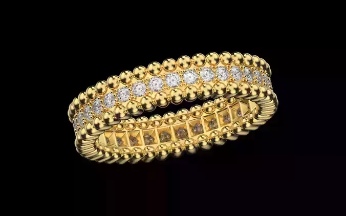 Perlee diamonds ring