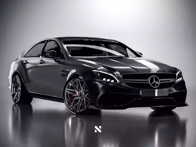Mercedes Benz CLS 63s AMG - Fully Rigged Ready For Animation 