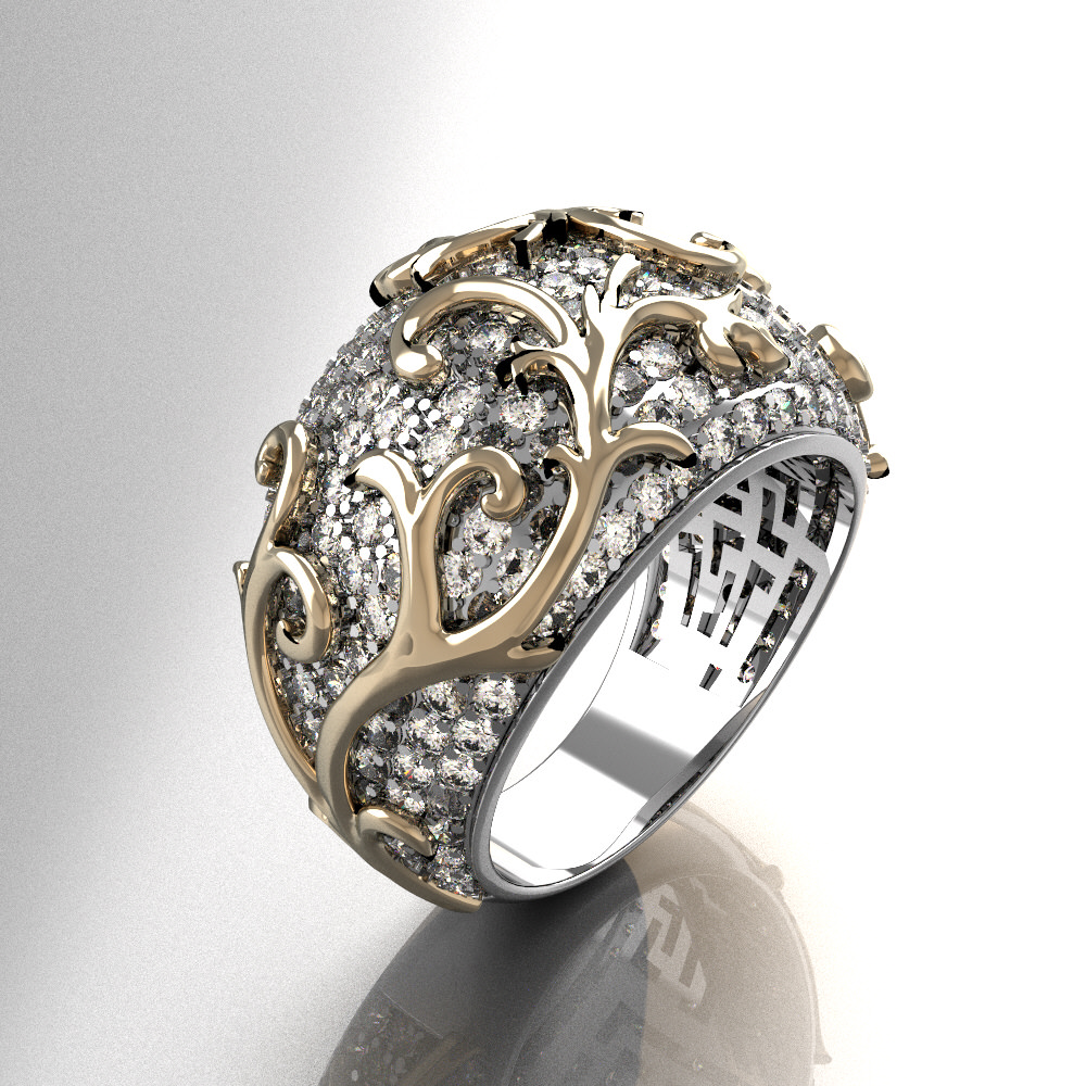 Ring for Women 10 3D print model_1