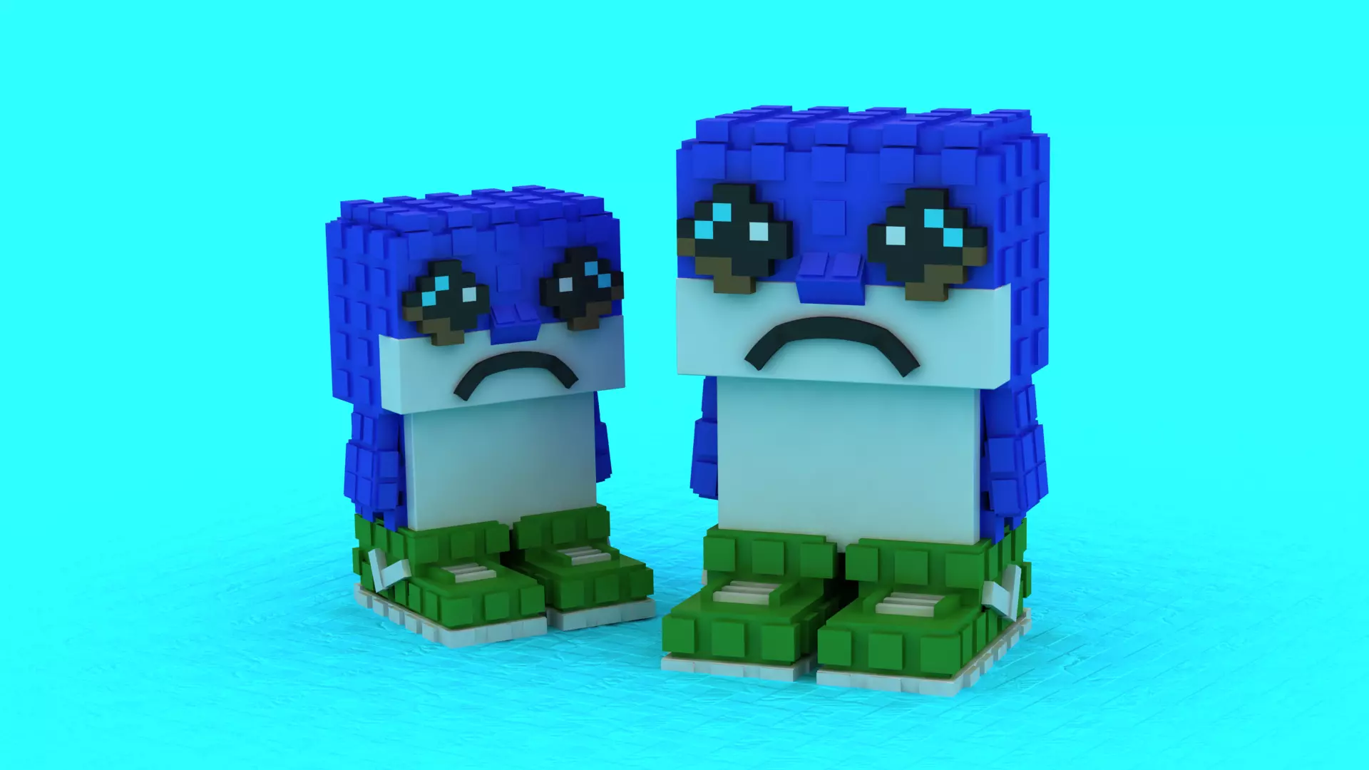 Crying Creature Toy 3D Printable Model 3D print model