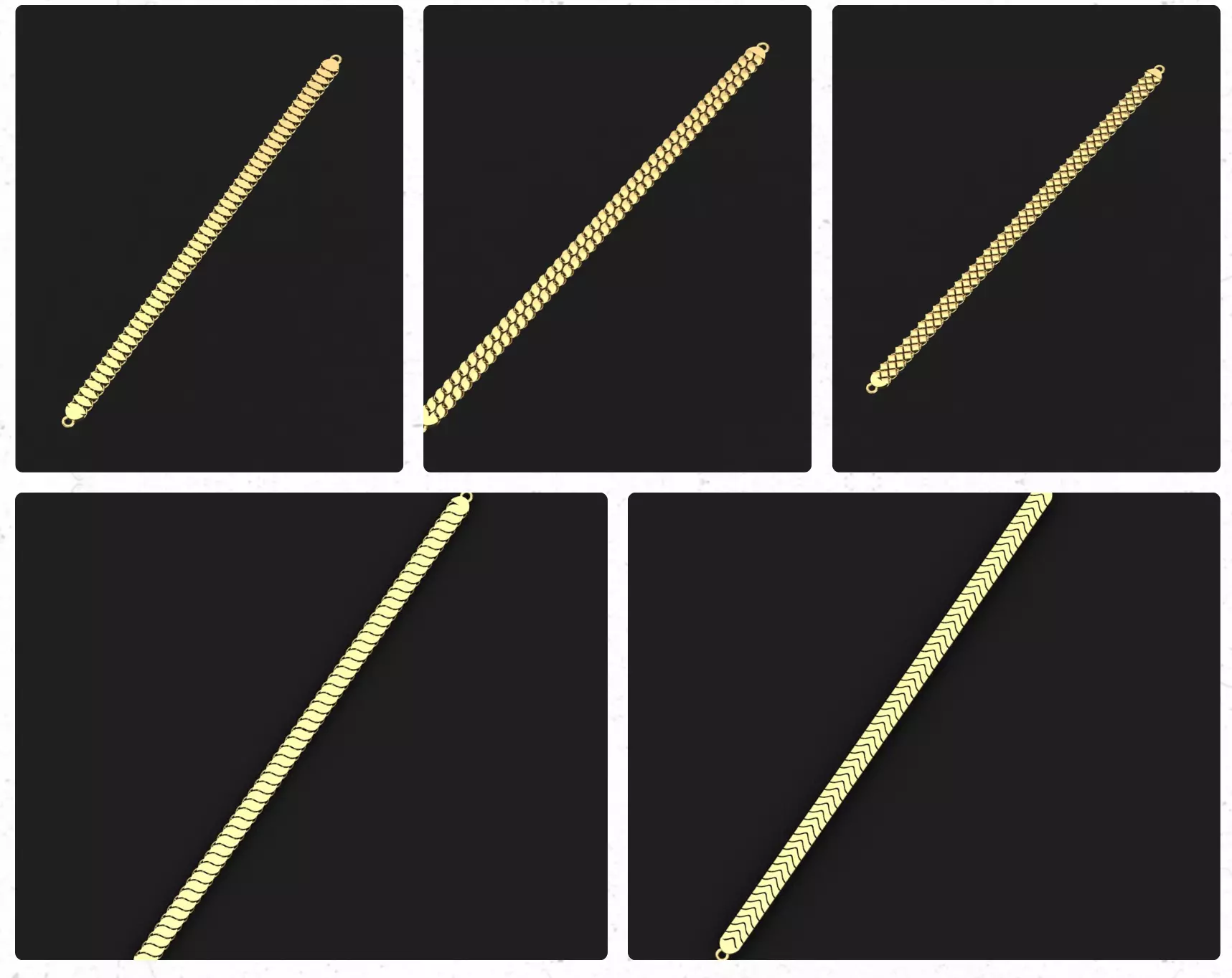 10 Bracelet Designs 3D print model