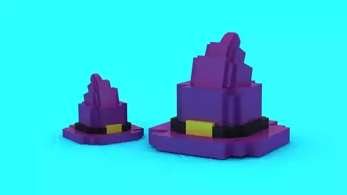MystiBlock Wizard Hats 3D Printable Models