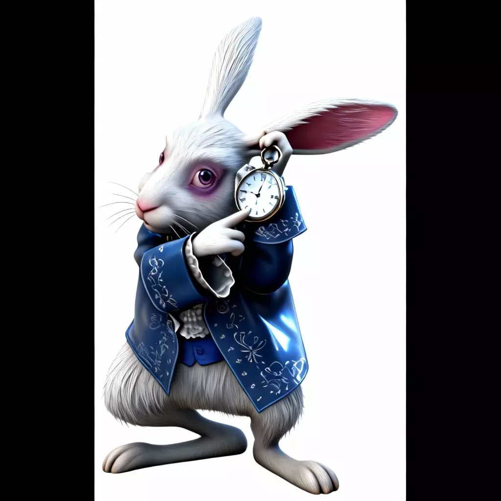 The White Rabbit From Alice The Wonderland 3D model