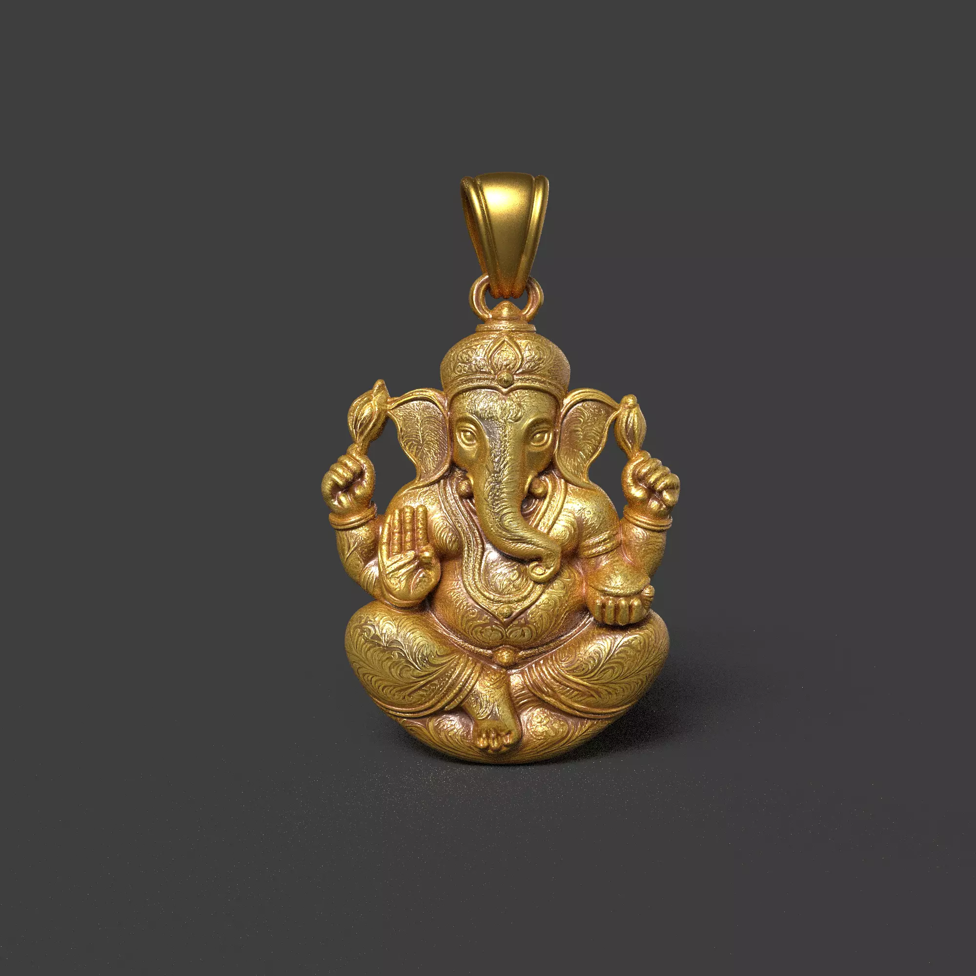 Ganesha Pendant 25 3D print model