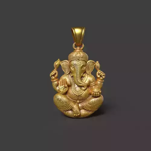 Ganesha Pendant 25