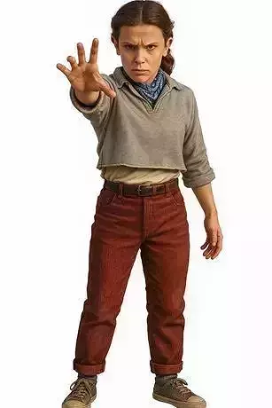 Eleven - Stranger Things Printable Doll