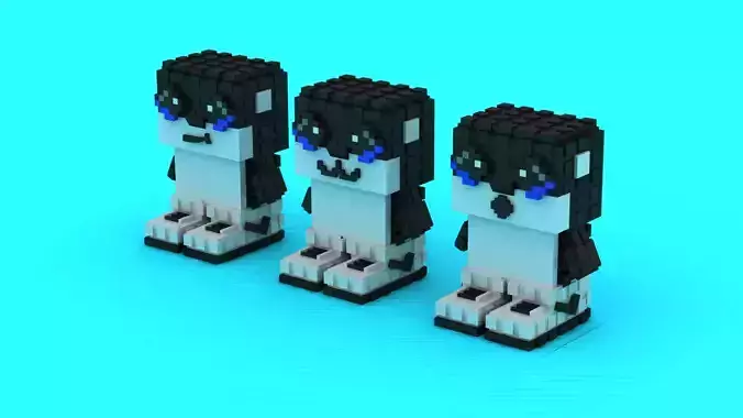 Voxel Critters Toy 3D Printable Model