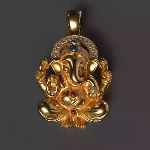 Ganesha Pendant 22