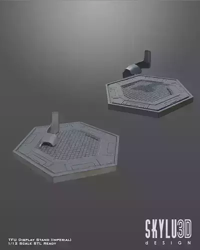 TFU Display Stand Imperial Style  One12 Scale STL