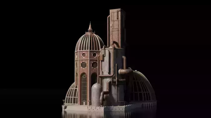 Steampunk building - House 21