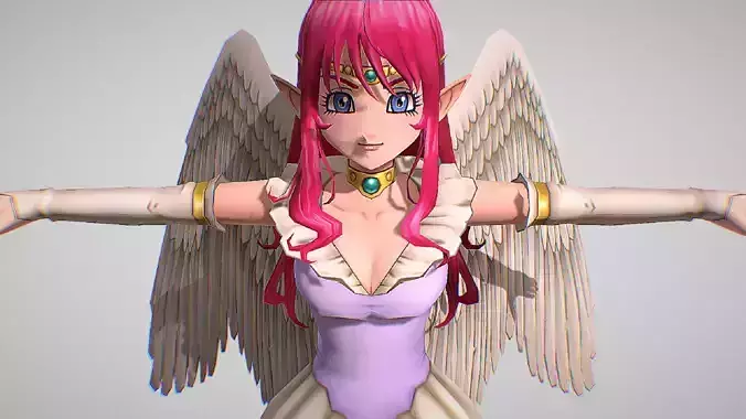 Rubiss Goddess - Included With Animations - Dragon Quest Tact