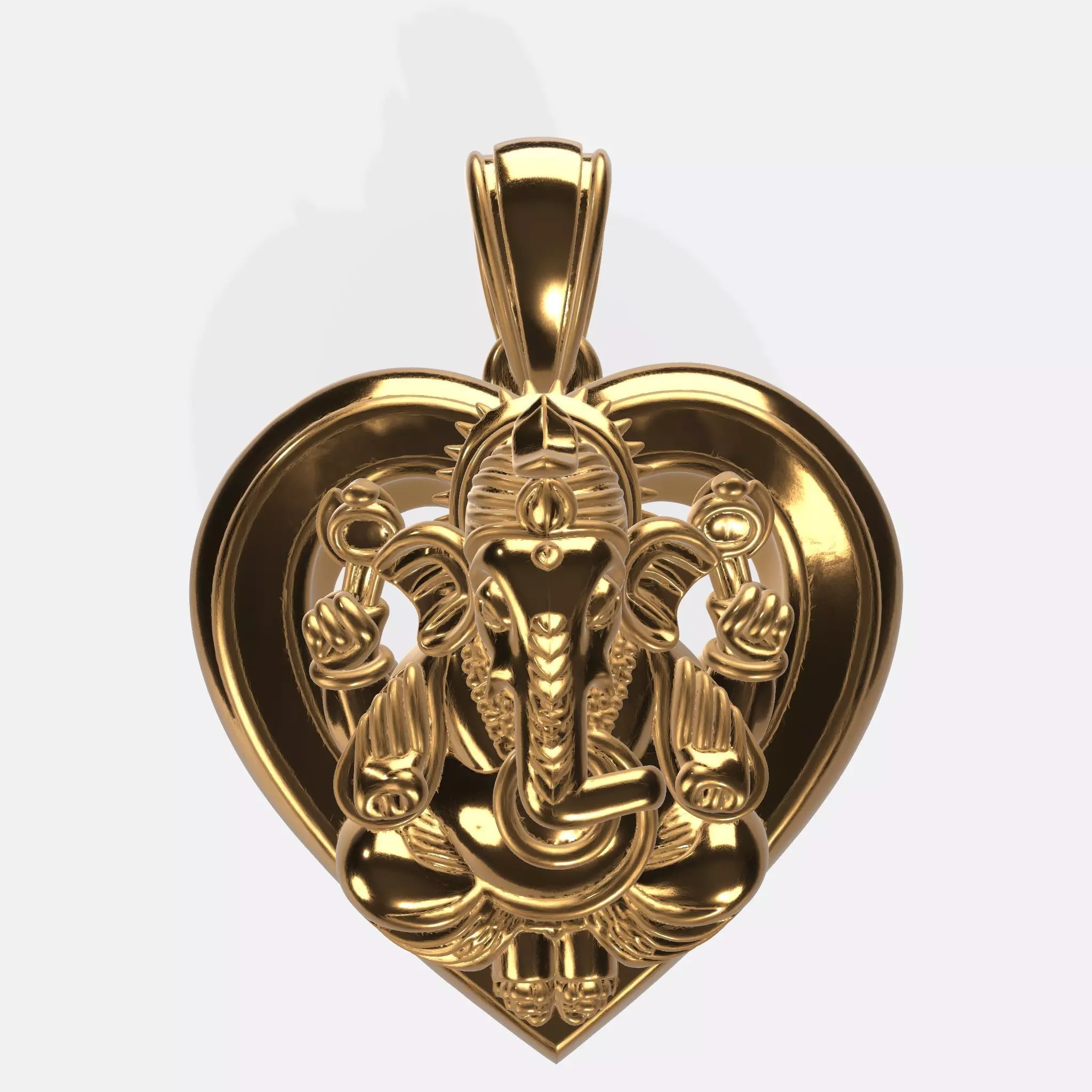 Ganesha Pendant 21 3D print model