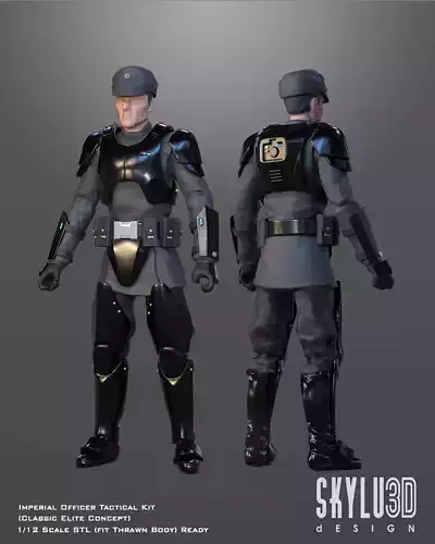 Imperial Officer Tactical One12 Scale Custom Kit STL