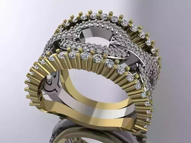 Elegant Jewelry Ring Gold Brand Luxury