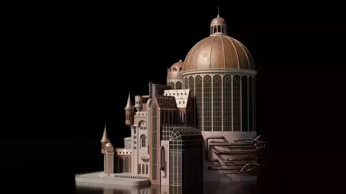 Steampunk Building - House 23