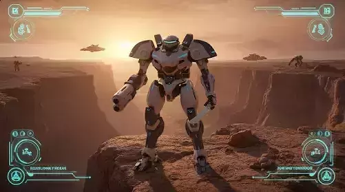 Advanced Sci-Fi Combat Mech Soldier 3D Model