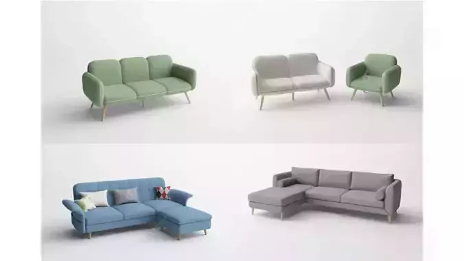 Nordic style sofa