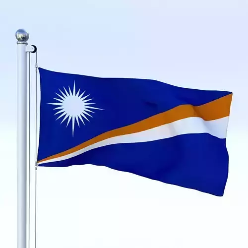 Animated Marshall Islands Flag