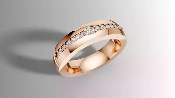 Diamond Line ring