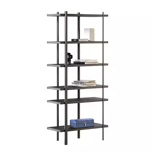 Milonga Black Bookcase by Miniforms