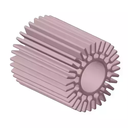 Plastic Round Heat Sink Toy